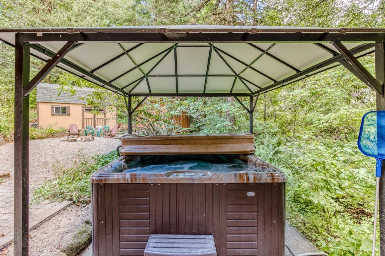 Creekside Cabin Rhododendron Exteriör bild